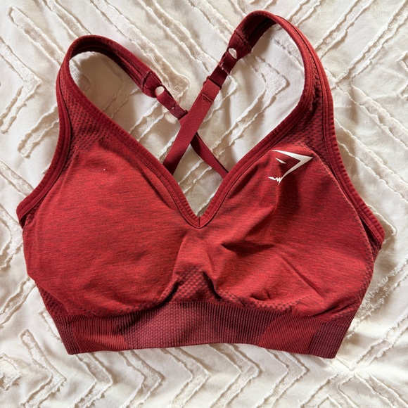 Gymshark Burgundy Vital Seamless Set Size S-M - Picture 2 of 10